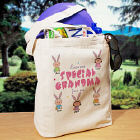 Personalized Easter Canvas Tote Bag - Eggstra Special